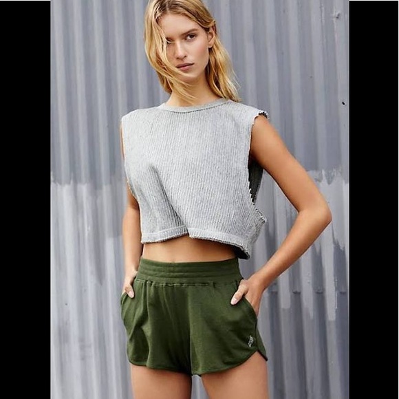 Free People Movement Retro Style Cotton Shorts - Picture 2 of 5